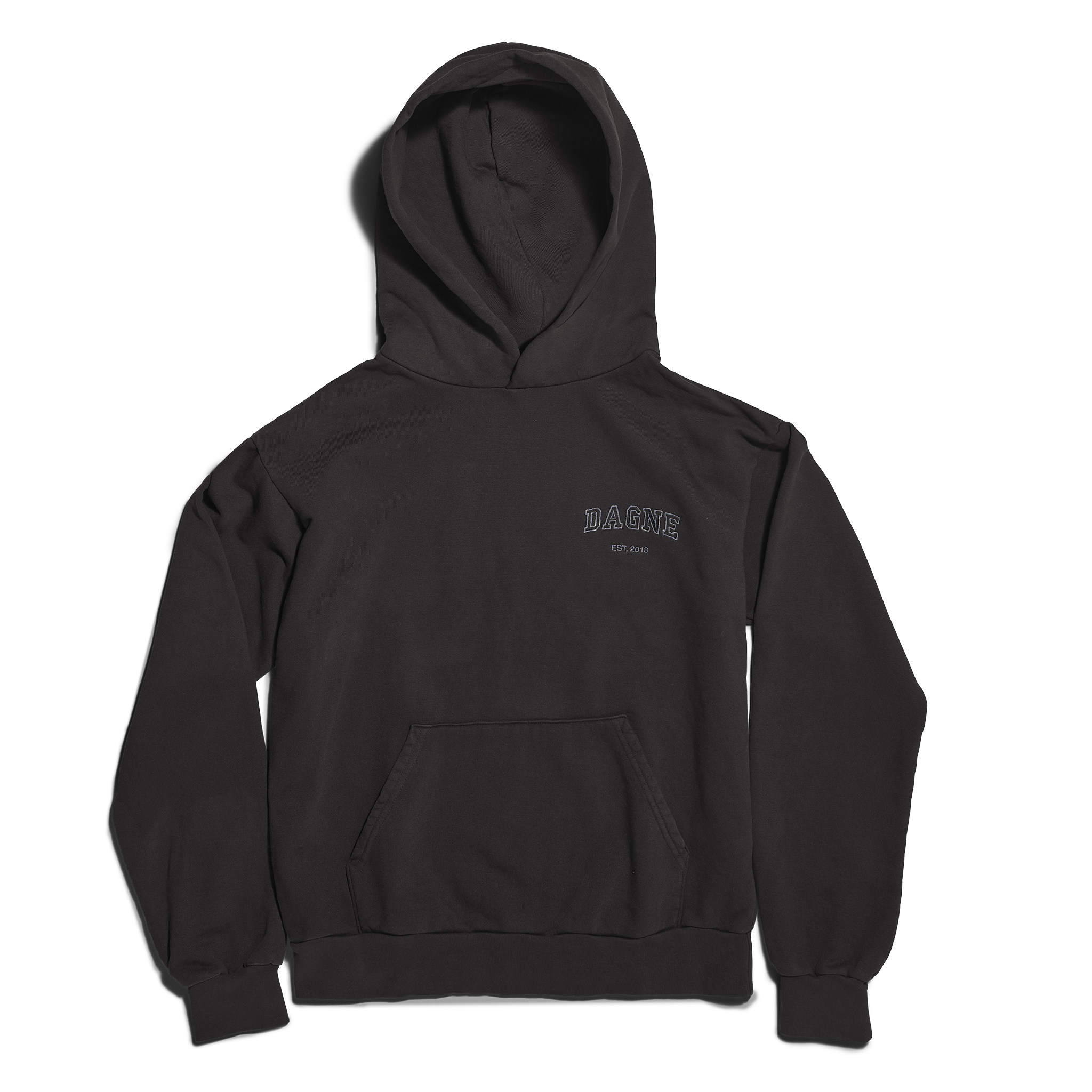 Varsity Logo Hoodie in Onyx, 2X