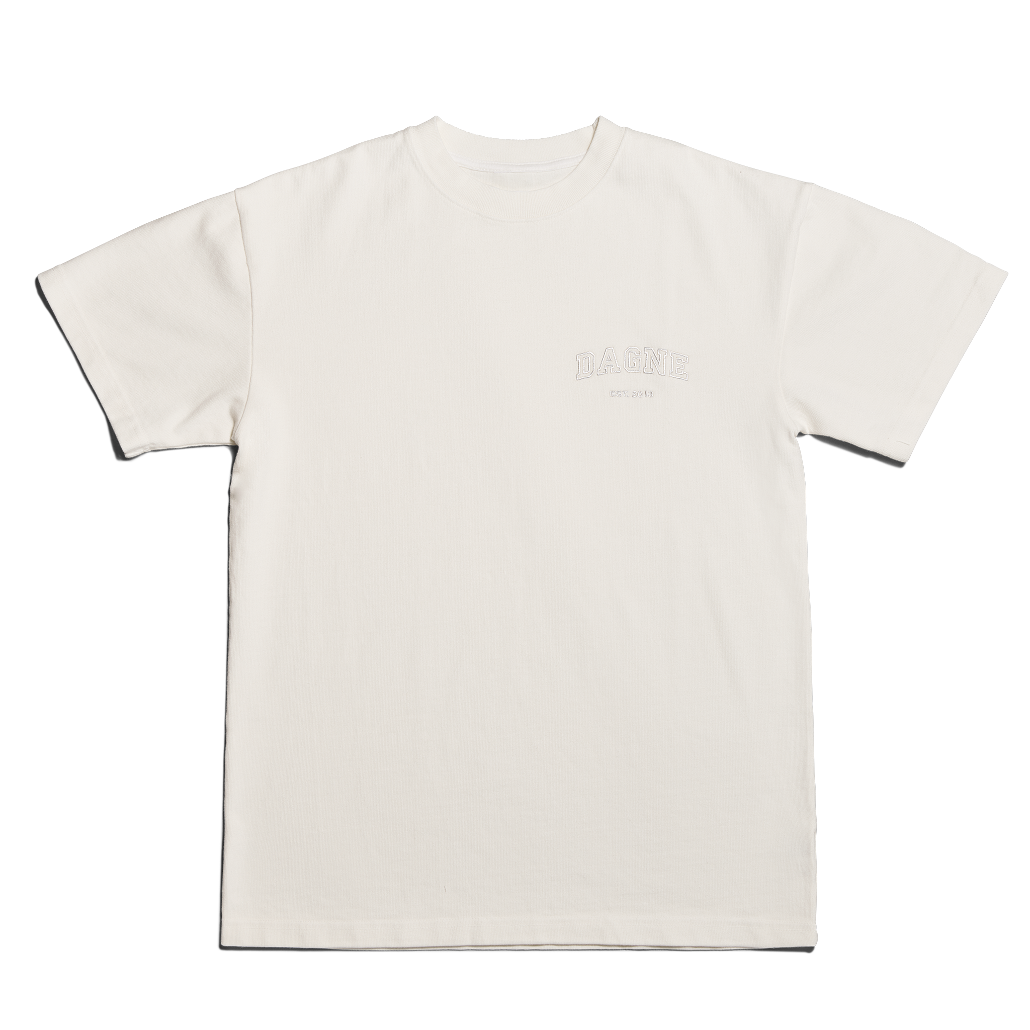 Varsity Logo T-shirt in Moonbeam, 4X