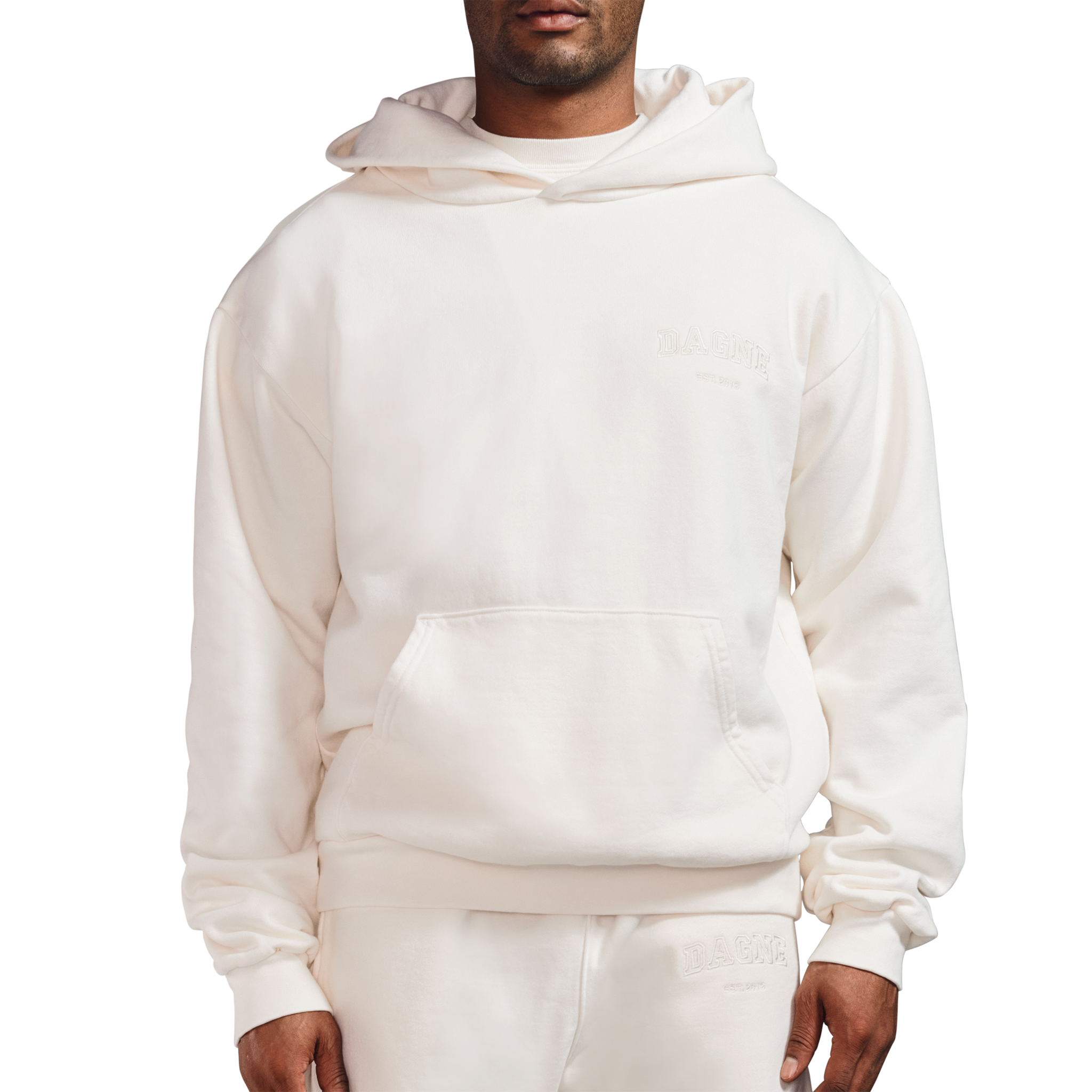 Varsity Logo Hoodie in Moonbeam, 3X - Image 6